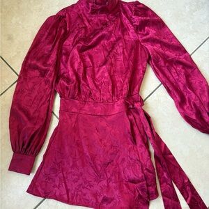 Flying Tomato Vibrant maroon  Dress